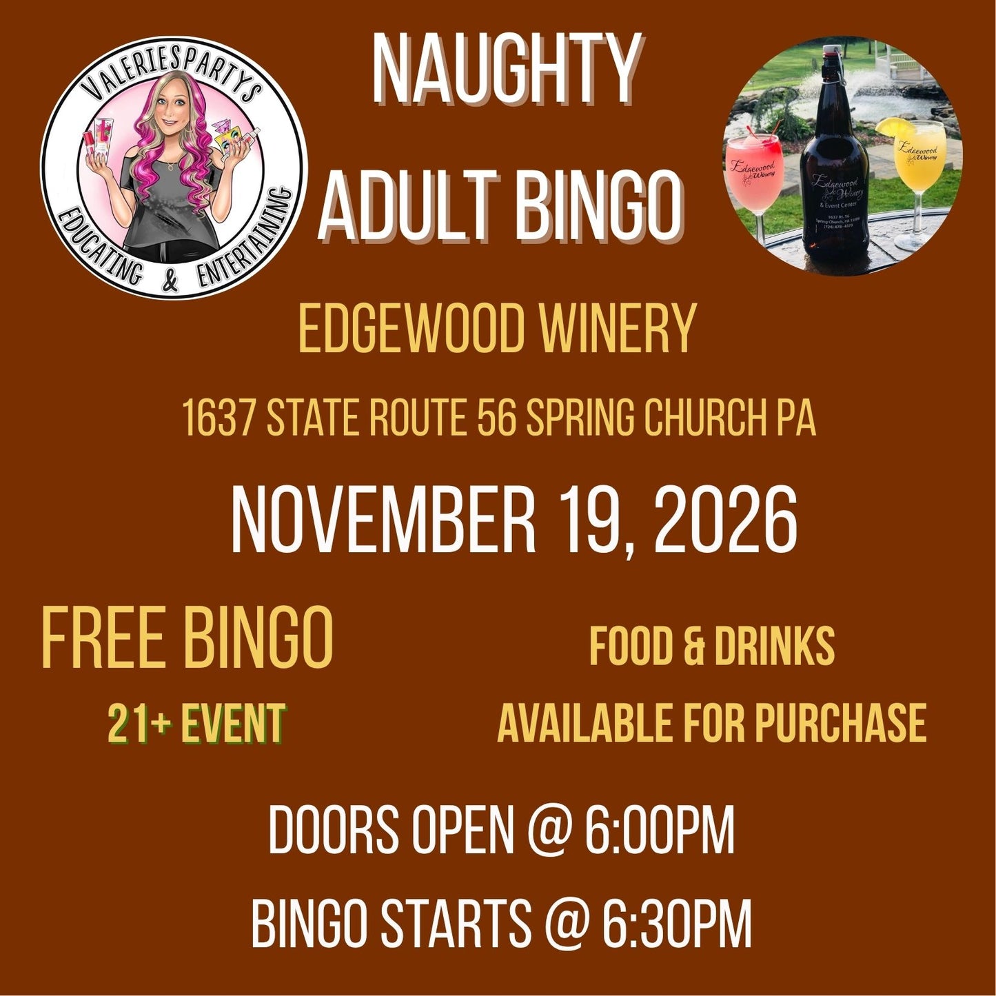 November Naughty Adult S€X Toy Bingo