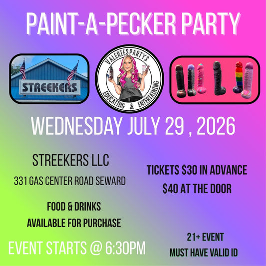Streekers 🎨 Paint-A-Pecker Party 🍆