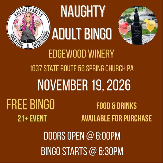 November Naughty Adult S€X Toy Bingo