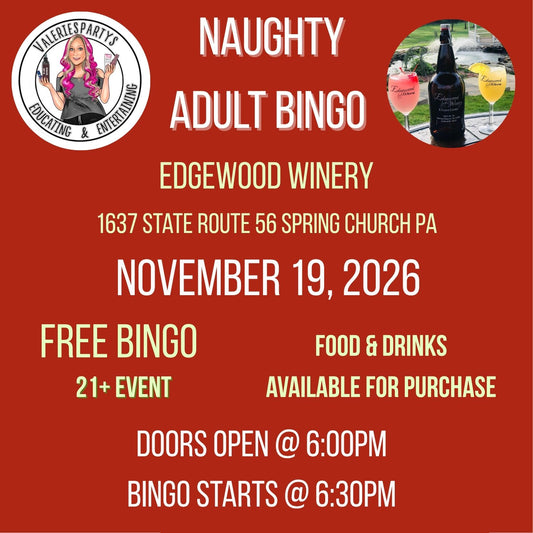 November Naughty Adult S€X Toy Bingo