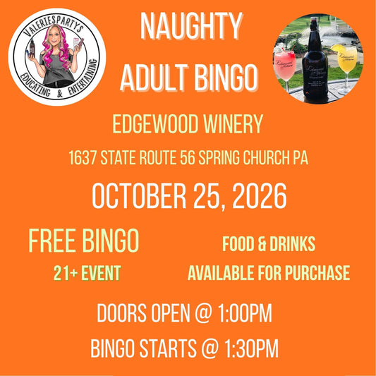 October Naughty Adult S€X Toy Bingo